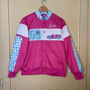 Barbie Pink and Blue Racing Jacket